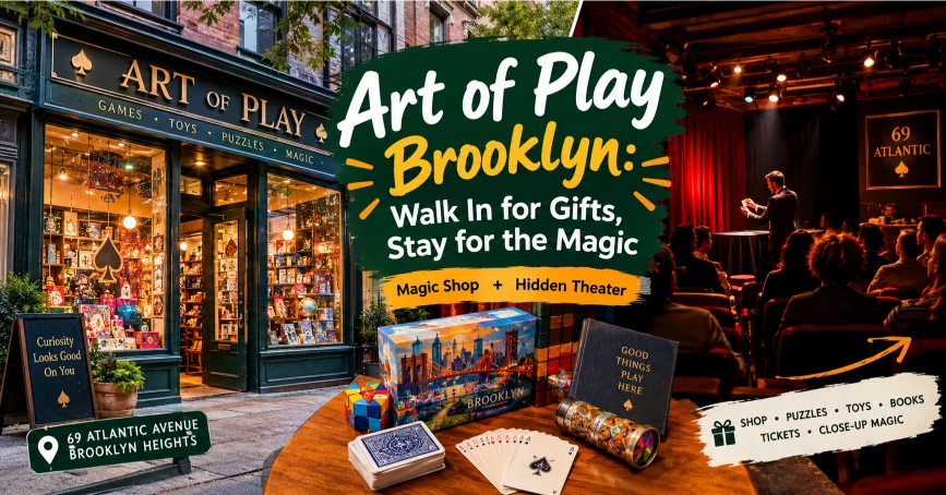 Art of Play Brooklyn curiosity shop and hidden magic theater